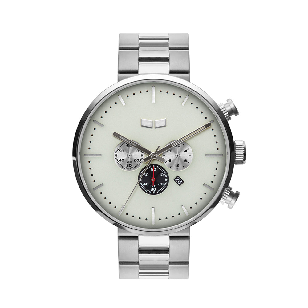 ROOSEVELT CHRONO METAL - Silver/Marine