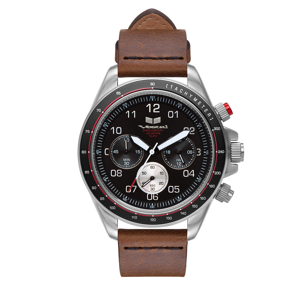 ZR2 LEATHER - Brown/Silver/Black