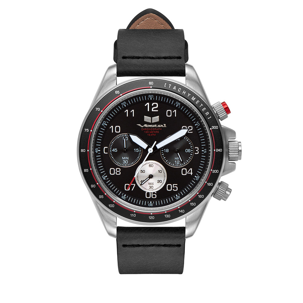 ZR2 LEATHER - Black/Silver/Black